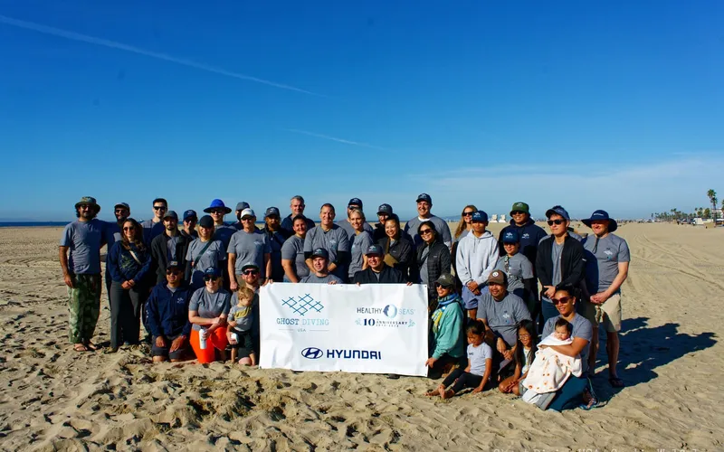 GDUSA x Hyundai Motor America Beach Clean Up — Ghost Diving USA