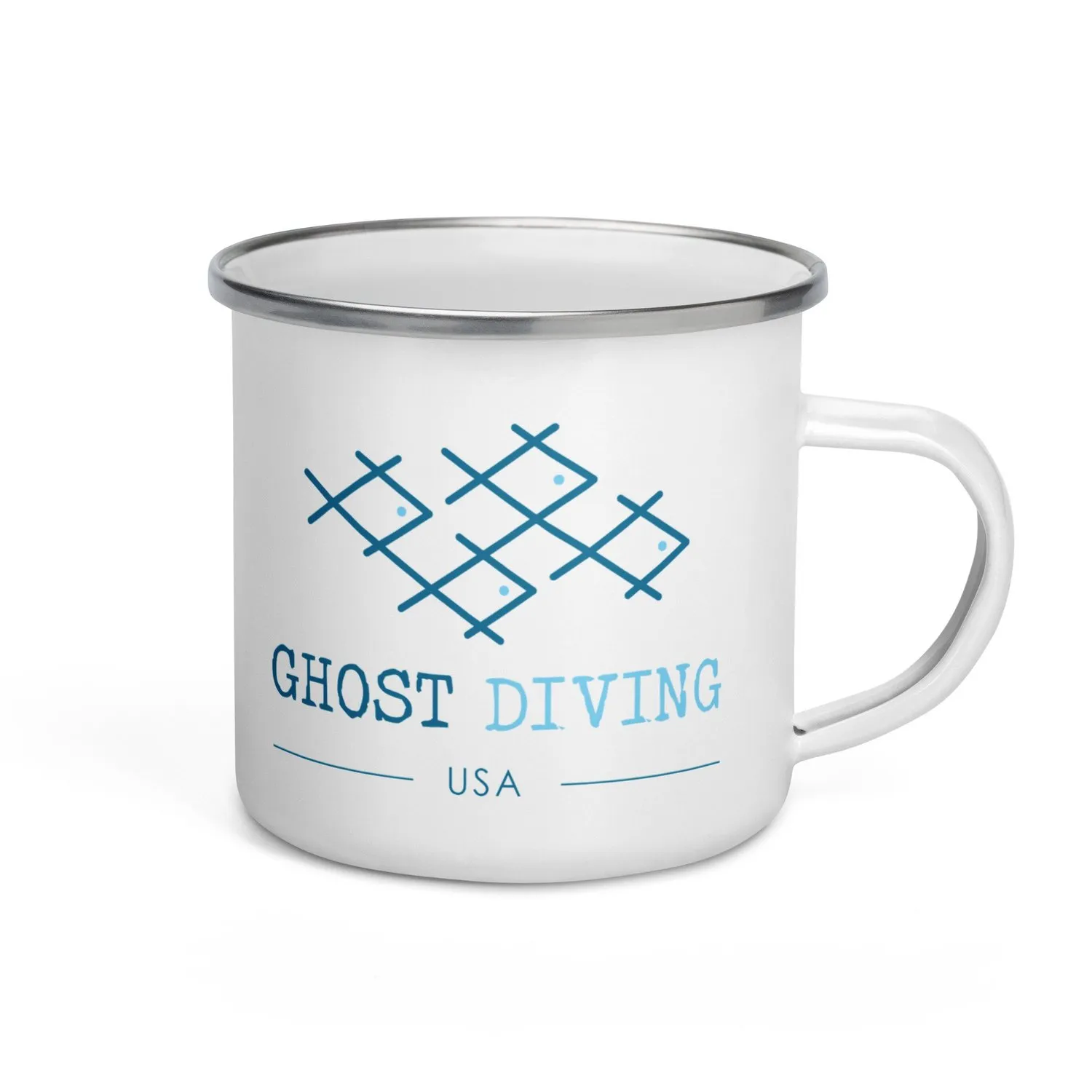 Enamel Mug mockup
