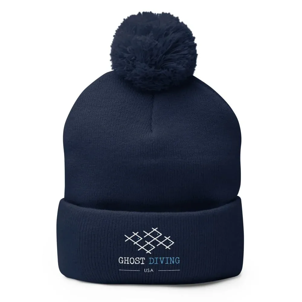 Pom-Pom Beanie mockup