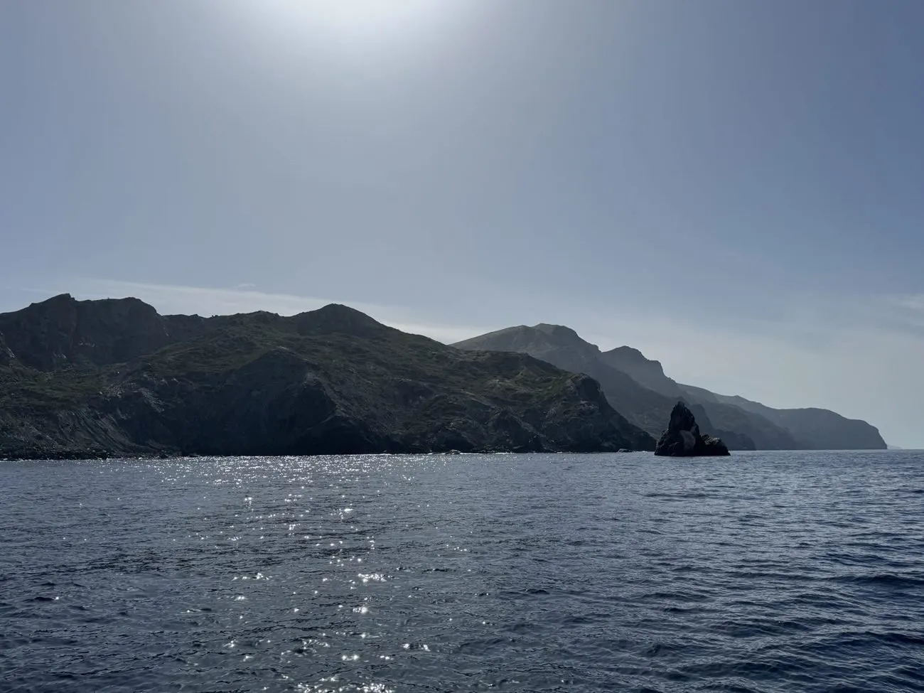 The rugged West End of Catalina Island